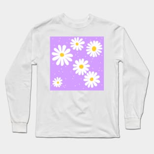 Purple Daisys Long Sleeve T-Shirt